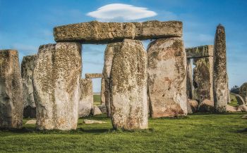 Stonehenge, Salisbury, England, Great Britain, plane Wallpaper 2560x1600