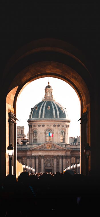 Paris, France, dome, temple Wallpaper 1080x2340