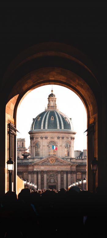 Обои 1080x2400 Париж, Франция, купол, храм