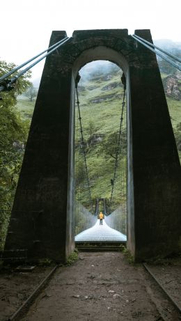 France, bridge, road Wallpaper 640x1136