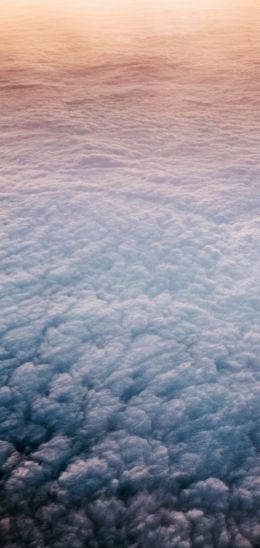 clouds, bird's eye view Wallpaper 1440x3040