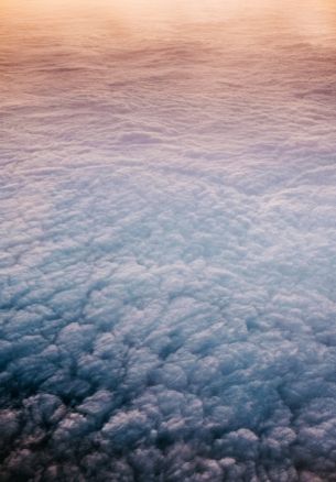 clouds, bird's eye view Wallpaper 1640x2360