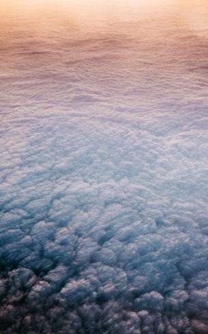 clouds, bird's eye view Wallpaper 800x1280