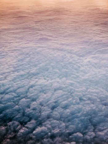 clouds, bird's eye view Wallpaper 1536x2048