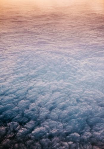 clouds, bird's eye view Wallpaper 1668x2388