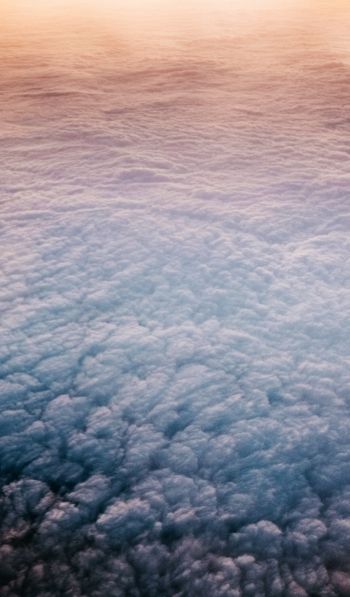 clouds, bird's eye view Wallpaper 600x1024