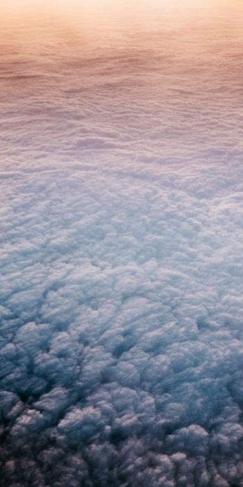 clouds, bird's eye view Wallpaper 720x1440