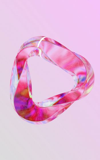 3D modeling, pink Wallpaper 1600x2560