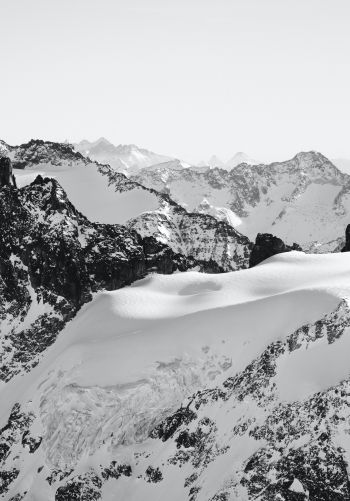 Обои 1668x2388 Энгельберг, Швейцария, горы, снег