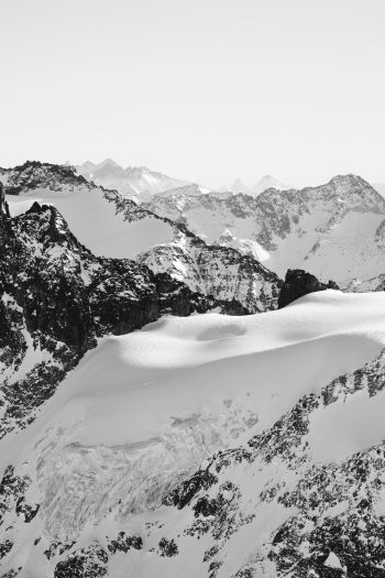 Обои 640x960 Энгельберг, Швейцария, горы, снег