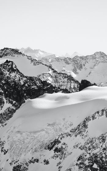 Engelberg, Switzerland, mountains, snow Wallpaper 1600x2560