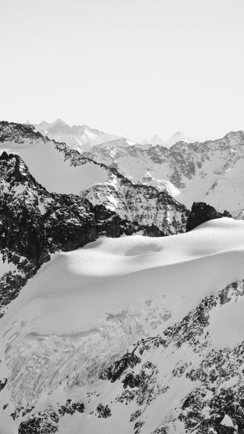 Обои 640x1136 Энгельберг, Швейцария, горы, снег