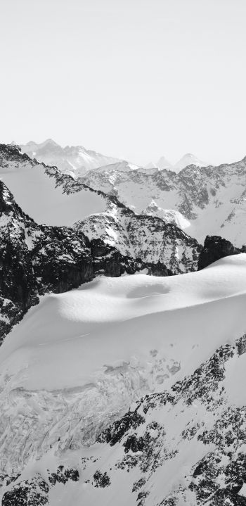 Engelberg, Switzerland, mountains, snow Wallpaper 1440x2960
