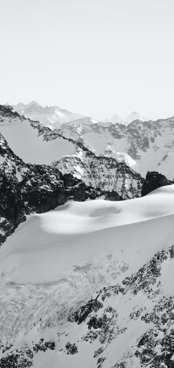 Обои 1440x3040 Энгельберг, Швейцария, горы, снег