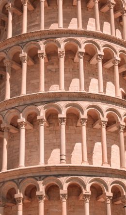 Обои 600x1024 Пизанская башня, Пиза, Италия
