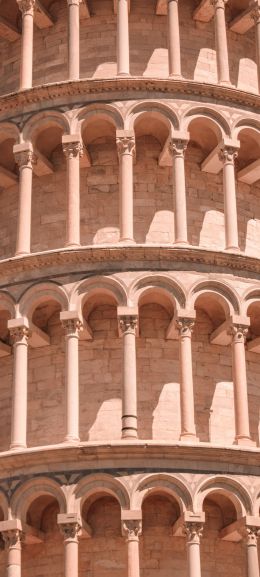 Leaning Tower of Pisa, Pisa, Italy Wallpaper 1080x2400