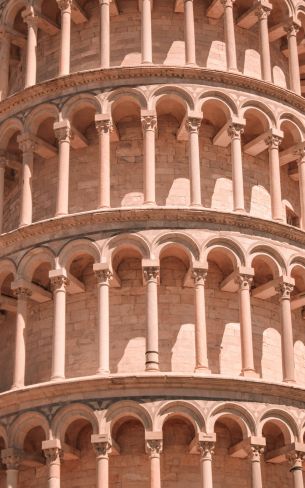 Leaning Tower of Pisa, Pisa, Italy Wallpaper 1600x2560