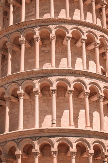 Обои 640x960 Пизанская башня, Пиза, Италия