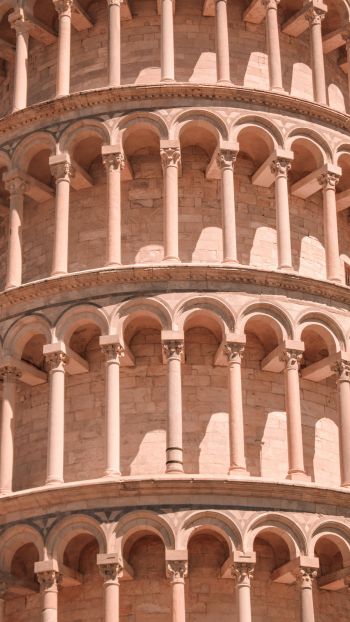 Обои 1440x2560 Пизанская башня, Пиза, Италия