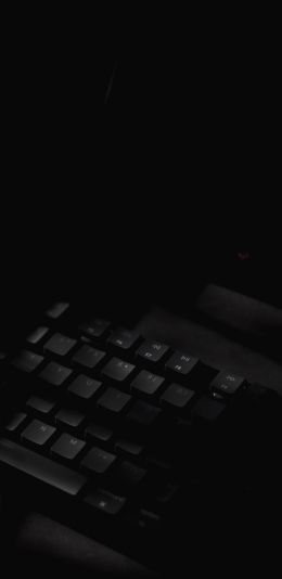 keyboard, black wallpaper Wallpaper 1440x2960