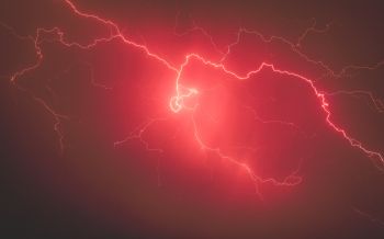 lightning, red Wallpaper 2560x1600