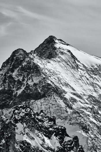 Engelberg, Switzerland, snowy mountains Wallpaper 640x960