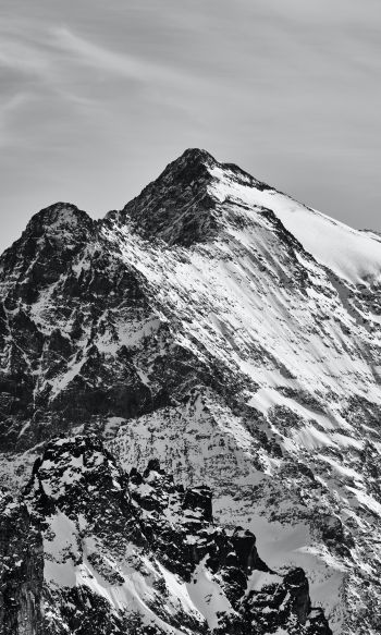 Обои 1200x2000 Энгельберг, Швейцария, снежные горы