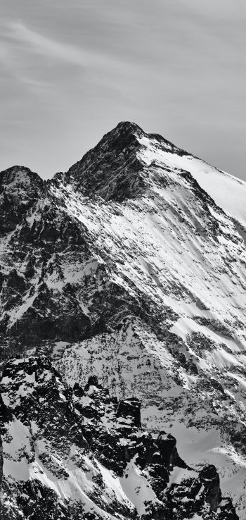 Engelberg, Switzerland, snowy mountains Wallpaper 1080x2280