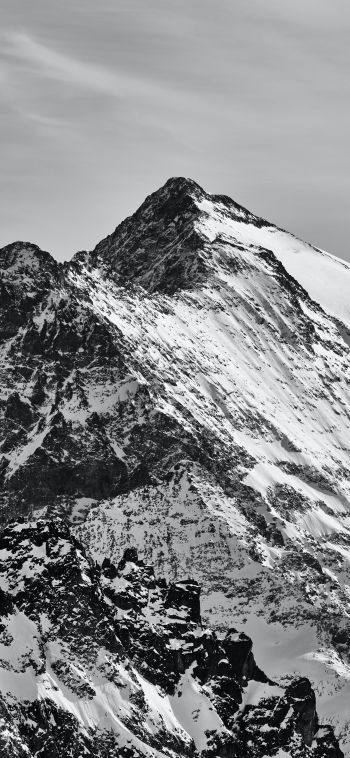 Engelberg, Switzerland, snowy mountains Wallpaper 1080x2340