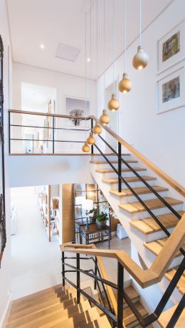 staircase, interior, light Wallpaper 640x1136