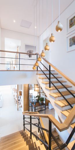 staircase, interior, light Wallpaper 720x1440