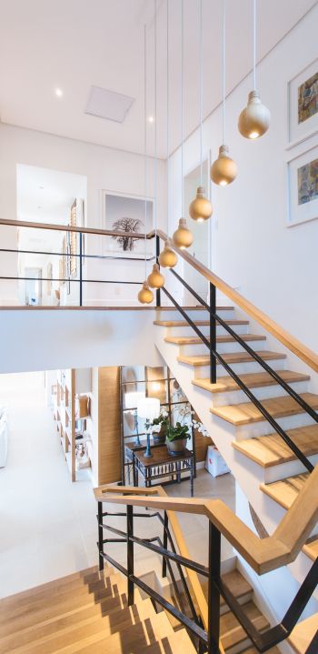 staircase, interior, light Wallpaper 1080x2220