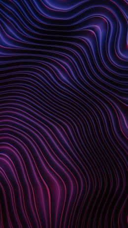 lines, bend, waves Wallpaper 640x1136