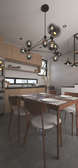 kitchen, interior design Wallpaper 828x1792