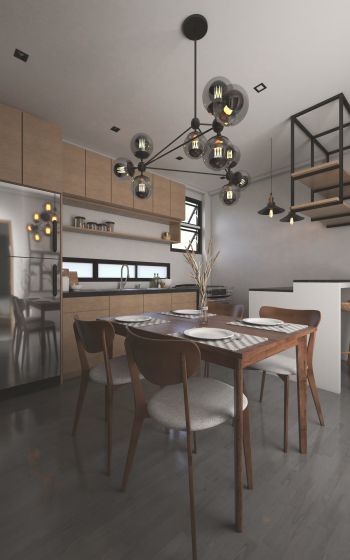 kitchen, interior design Wallpaper 800x1280
