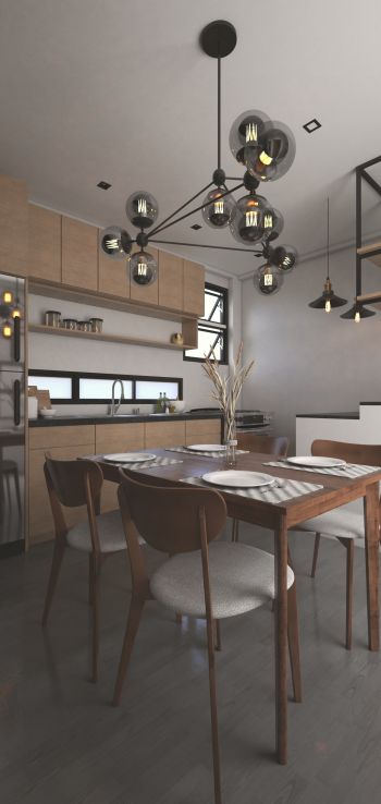 kitchen, interior design Wallpaper 1080x2280
