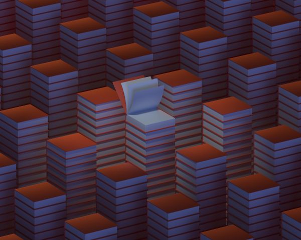 stacks of books, 3D modeling Wallpaper 1280x1024