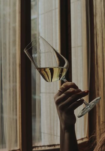 glass, wine, hand Wallpaper 1640x2360