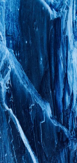 Обои 720x1520 лед, синий, замерзший