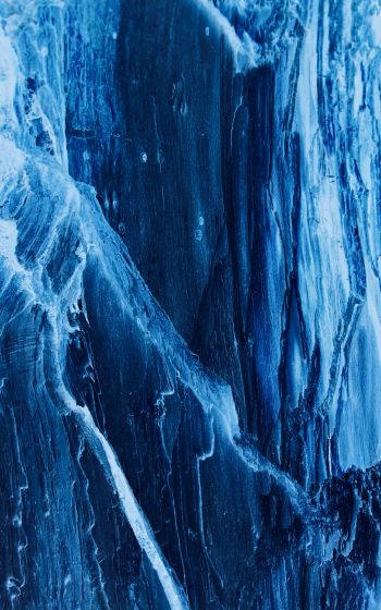 Обои 1600x2560 лед, синий, замерзший