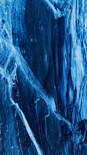 Обои 750x1334 лед, синий, замерзший
