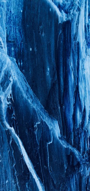 Обои 720x1520 лед, синий, замерзший