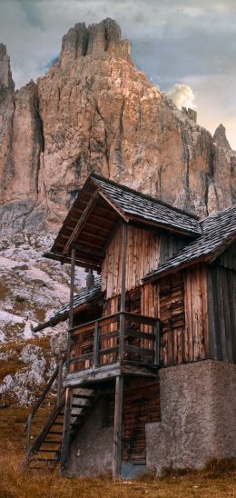 Violet Towers, tires, BJ, Italy, mountains Wallpaper 1080x2280