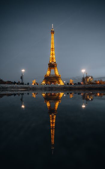 Обои 1752x2800 Париж, Франция, Эйфелевая башня