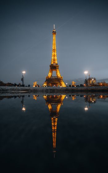 Обои 1200x1920 Париж, Франция, Эйфелевая башня