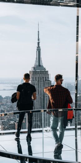 Manhattan, New York, USA, skyscrapers Wallpaper 720x1440