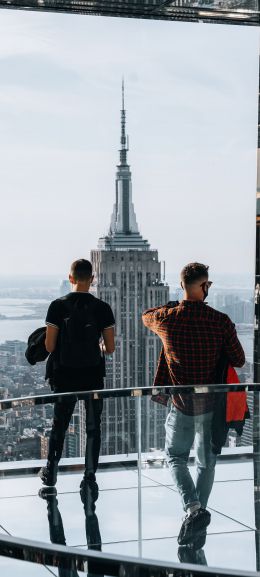 Обои 720x1600 Манхэттен, Нью-Йорк, США, небоскребы