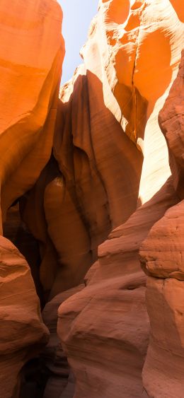 rocks, yellow, sandy Wallpaper 1080x2340