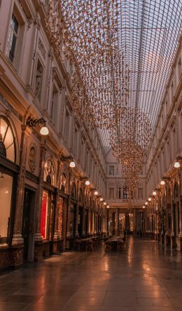 royal gallery of saint hubert, Belgium Wallpaper 600x1024