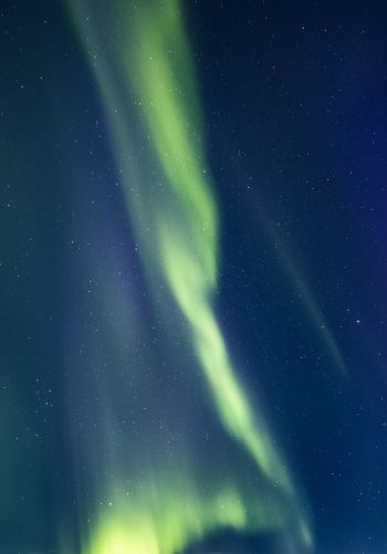 Acureri, Iceland, northern lights Wallpaper 1668x2388